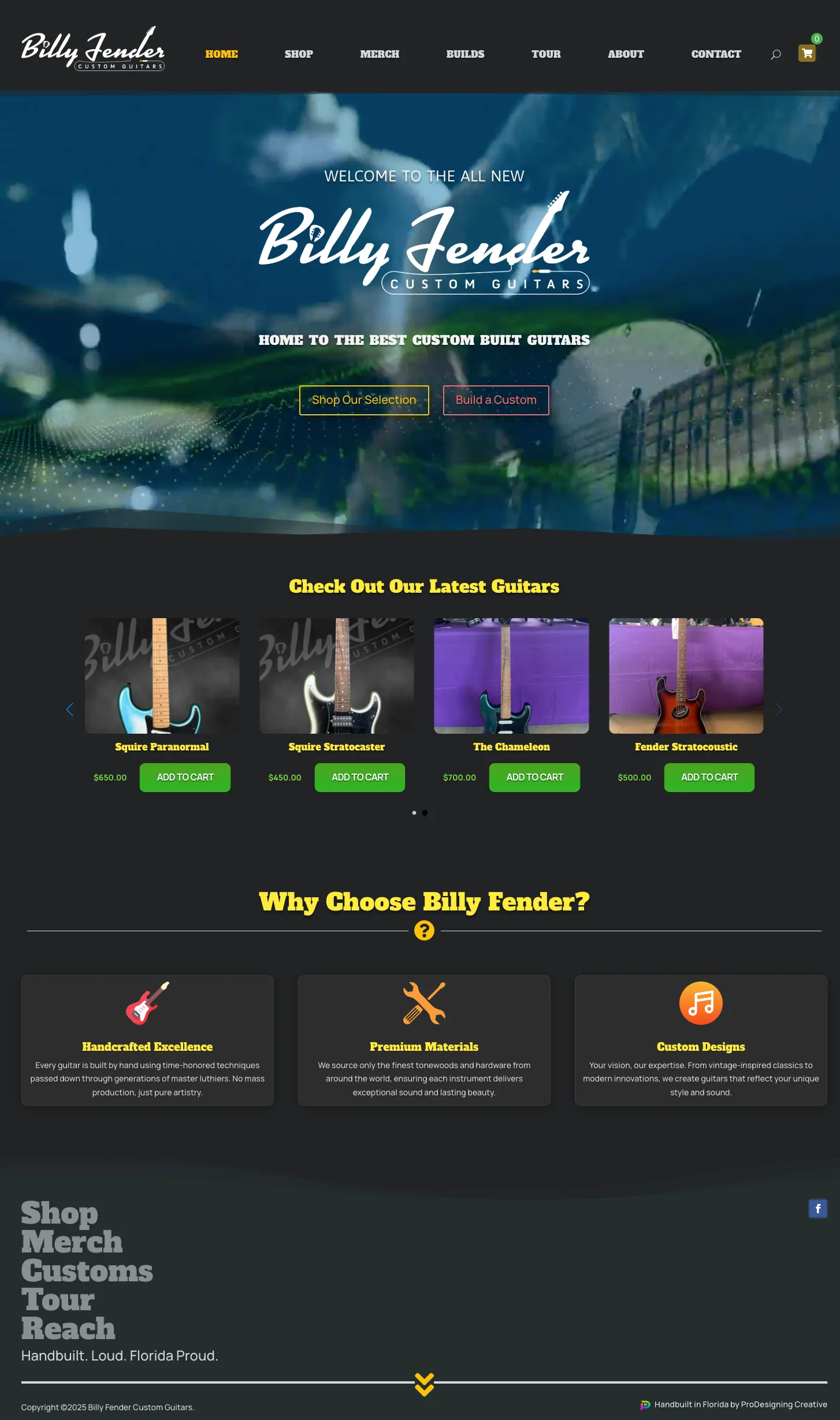 Billy Fender Custom Guitars